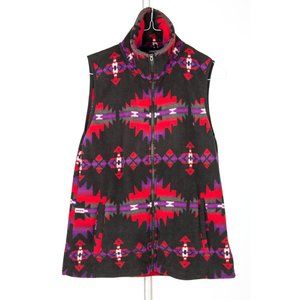 CHAPS Fleece Mid Western Vest Size L